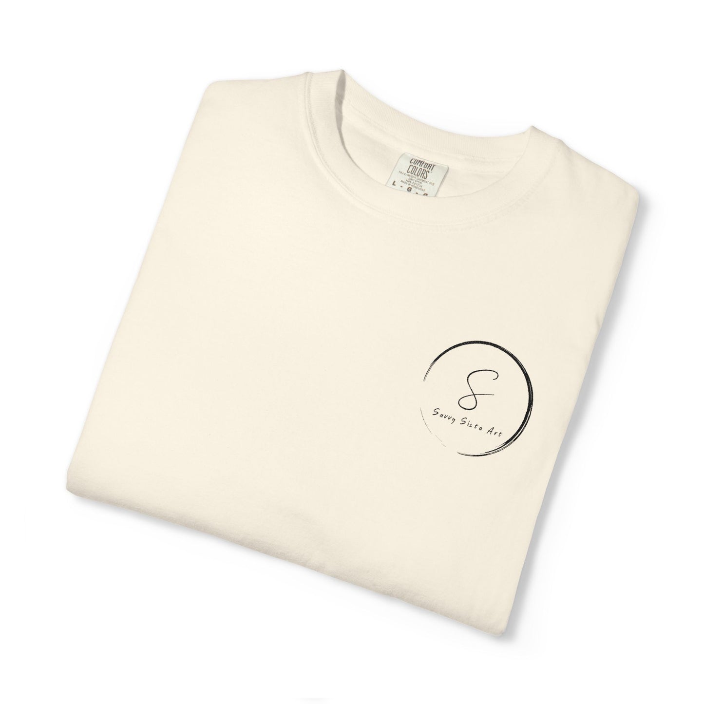 Minimalist 'Be Still' Circle Logo T-Shirt — Calm Vibes Graphic Tee