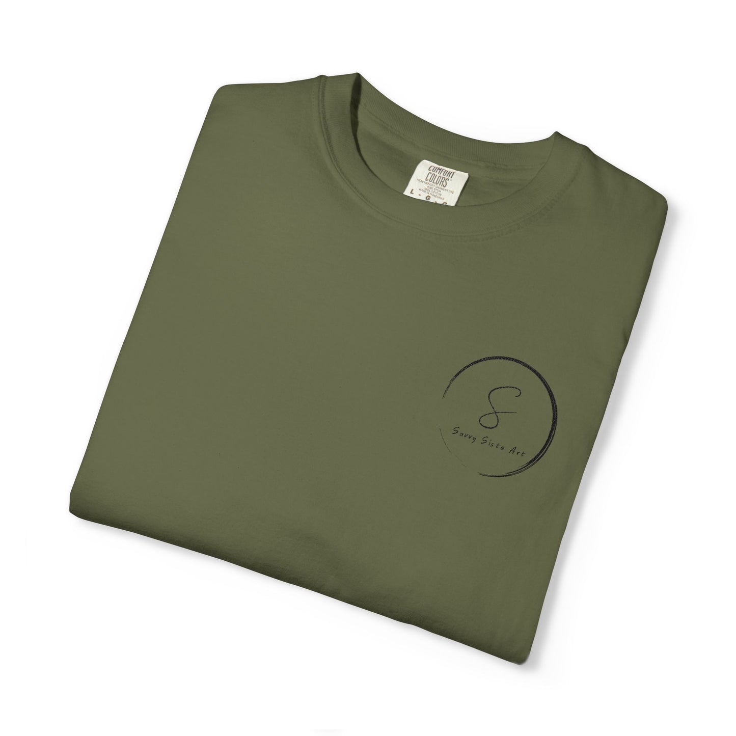 Minimalist 'Be Still' Circle Logo T-Shirt — Calm Vibes Graphic Tee
