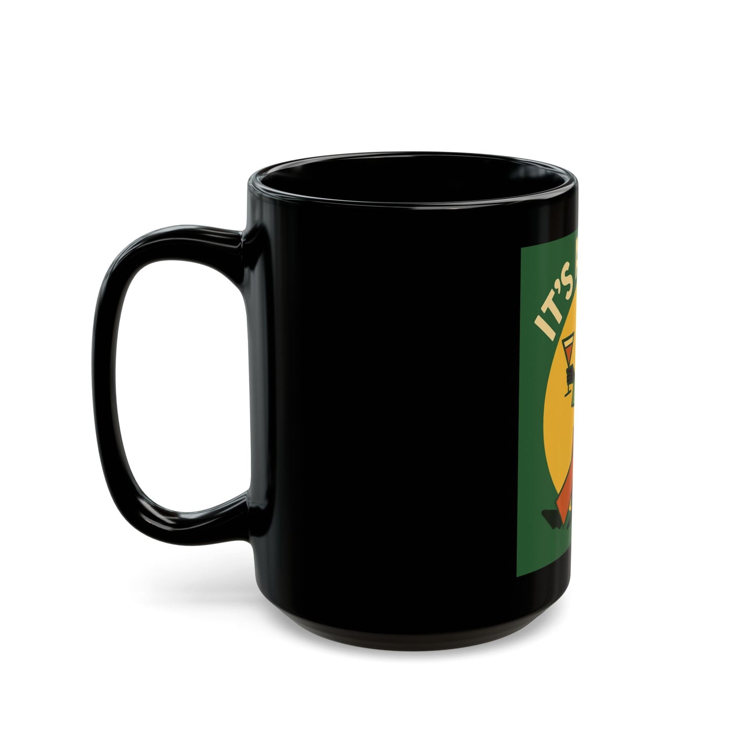 “It’s All Good” Retro Lounge Black Mug – 11oz/15oz