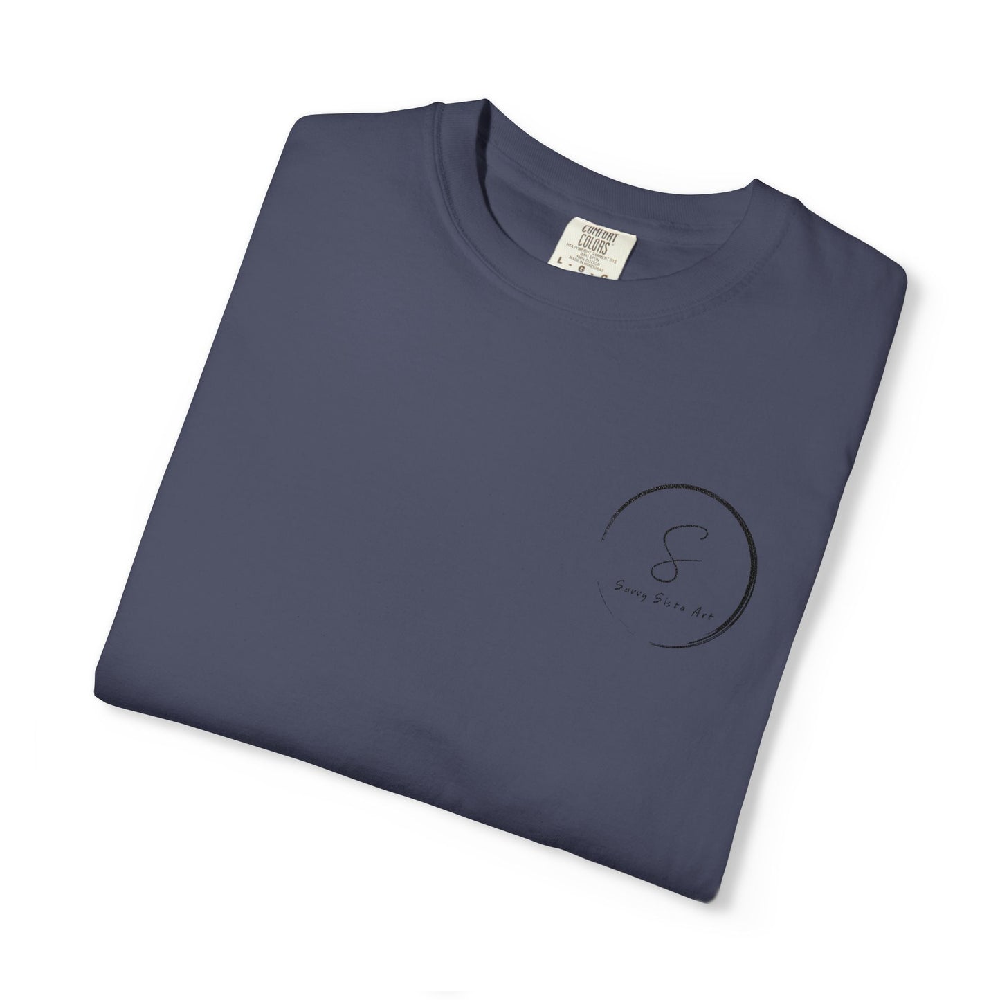 Minimalist 'Be Still' Circle Logo T-Shirt — Calm Vibes Graphic Tee