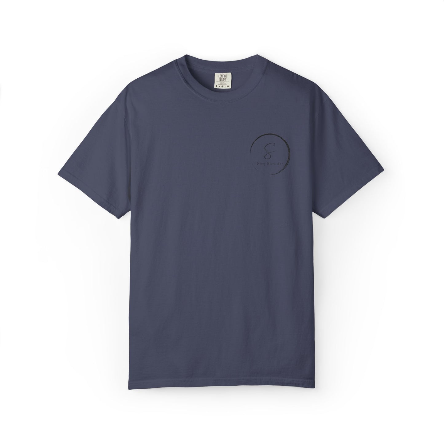 Minimalist 'Be Still' Circle Logo T-Shirt — Calm Vibes Graphic Tee