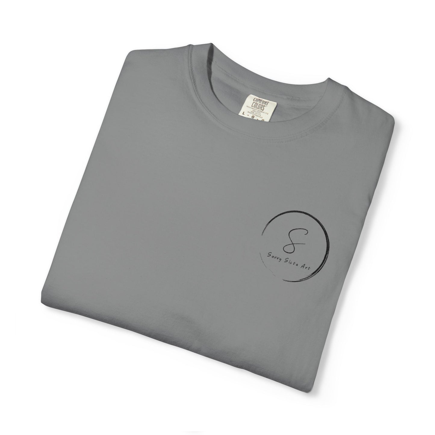 Minimalist 'Be Still' Circle Logo T-Shirt — Calm Vibes Graphic Tee