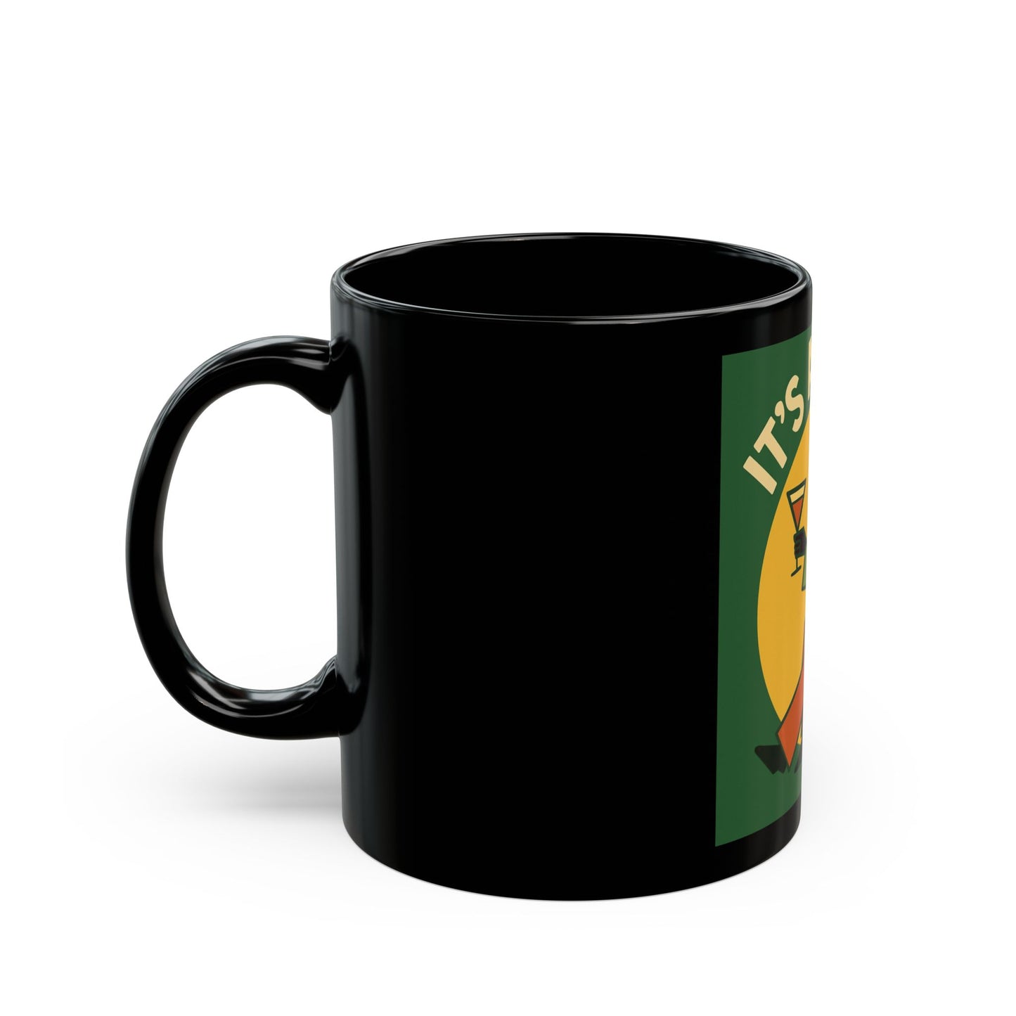 “It’s All Good” Retro Lounge Black Mug – 11oz/15oz