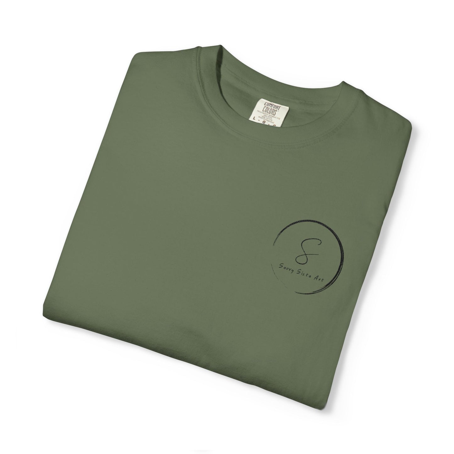 Minimalist 'Be Still' Circle Logo T-Shirt — Calm Vibes Graphic Tee