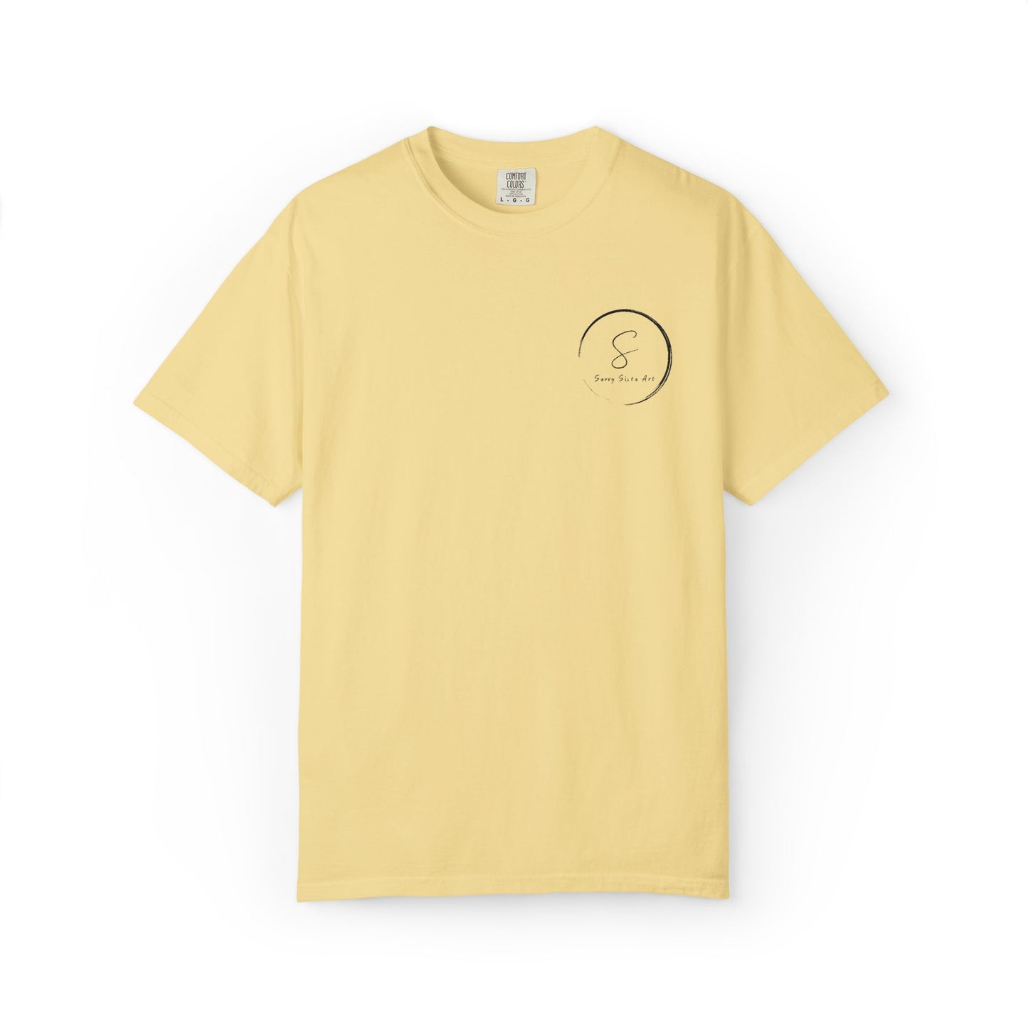 Minimalist 'Be Still' Circle Logo T-Shirt — Calm Vibes Graphic Tee