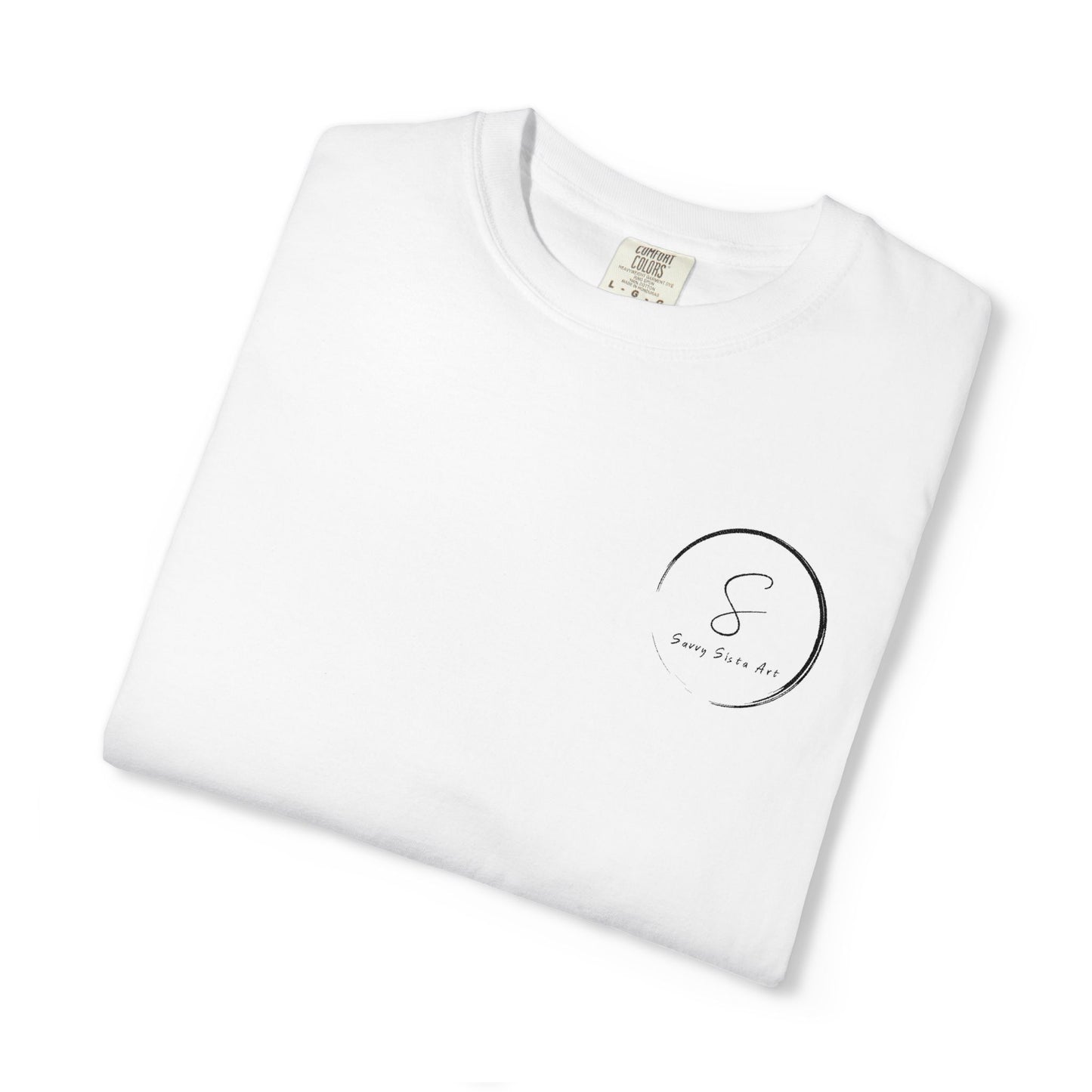 Minimalist 'Be Still' Circle Logo T-Shirt — Calm Vibes Graphic Tee