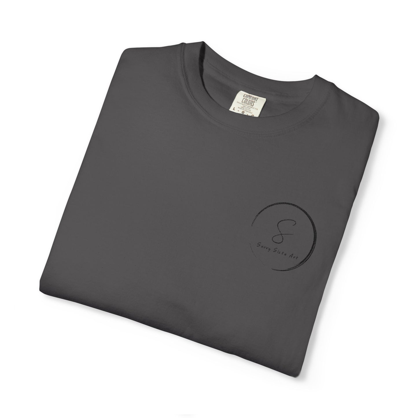Minimalist 'Be Still' Circle Logo T-Shirt — Calm Vibes Graphic Tee