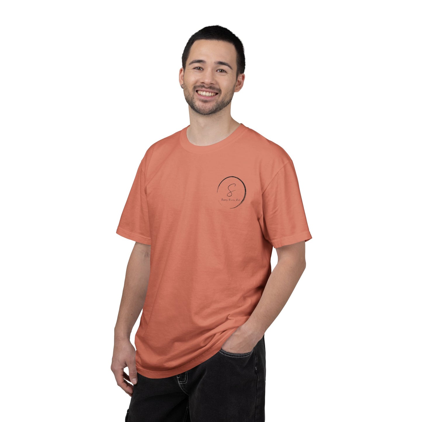 Minimalist 'Be Still' Circle Logo T-Shirt — Calm Vibes Graphic Tee