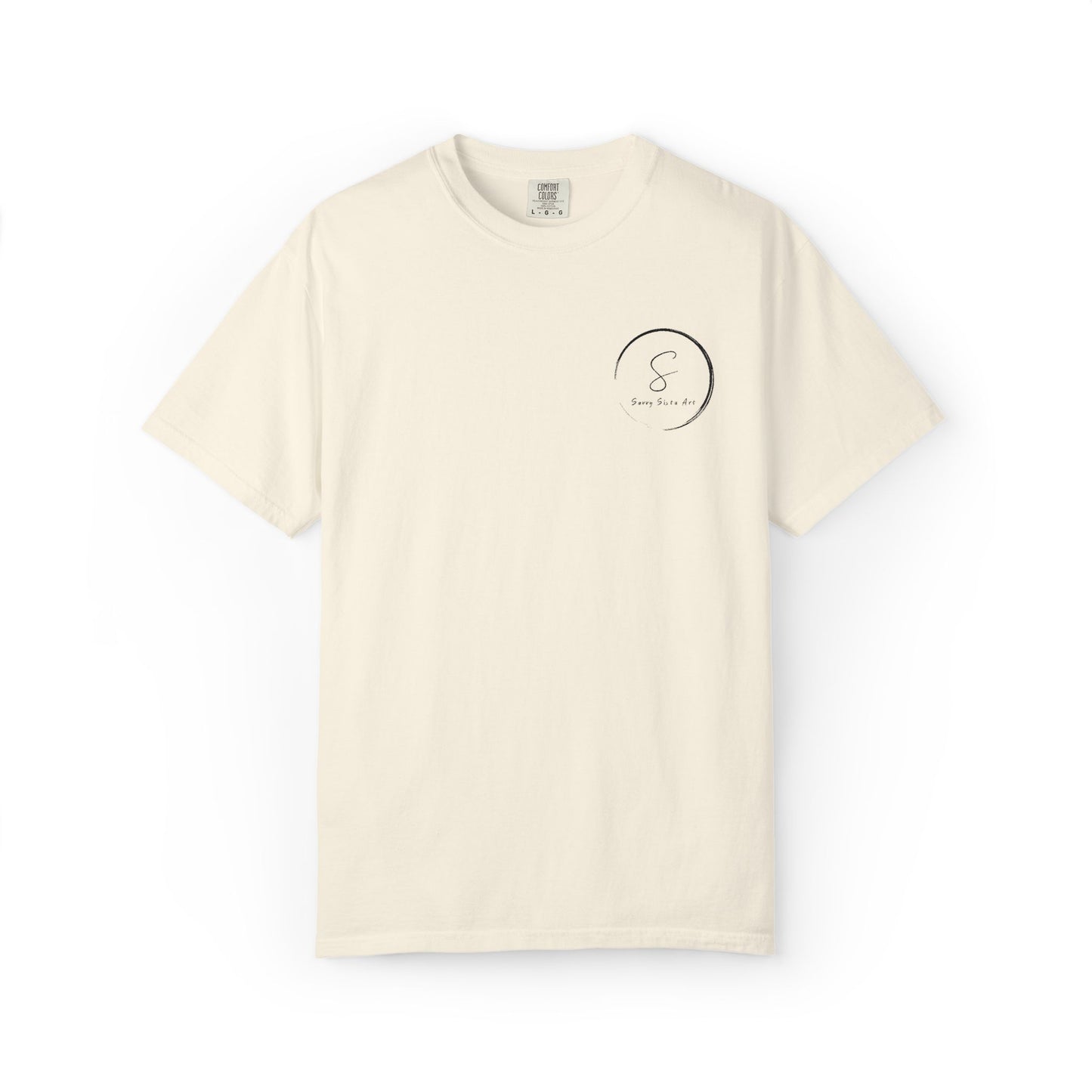 Minimalist 'Be Still' Circle Logo T-Shirt — Calm Vibes Graphic Tee