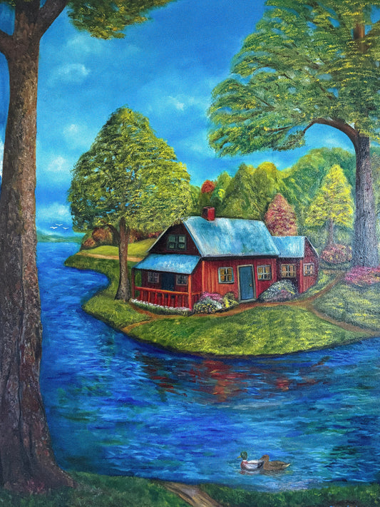 A Lazy Day in November by the River